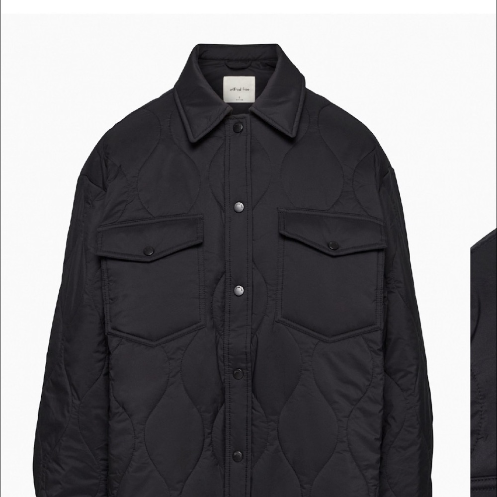 Aritzia Wilfred Free The Ganna Insulated Shirt Quilted Jacket XS